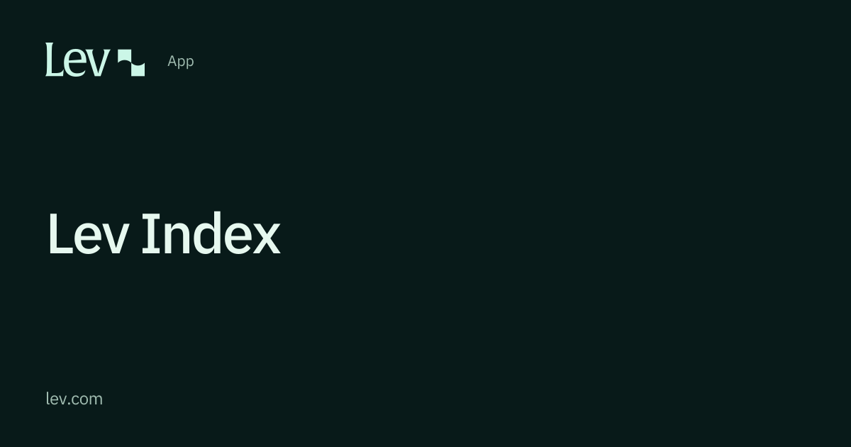 Lev Index — Lev Product System | Lev