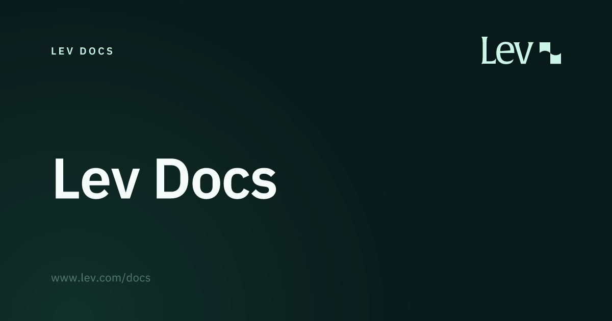 Lev Docs